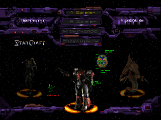 Starcraft 64 title screen for Nintendo 64